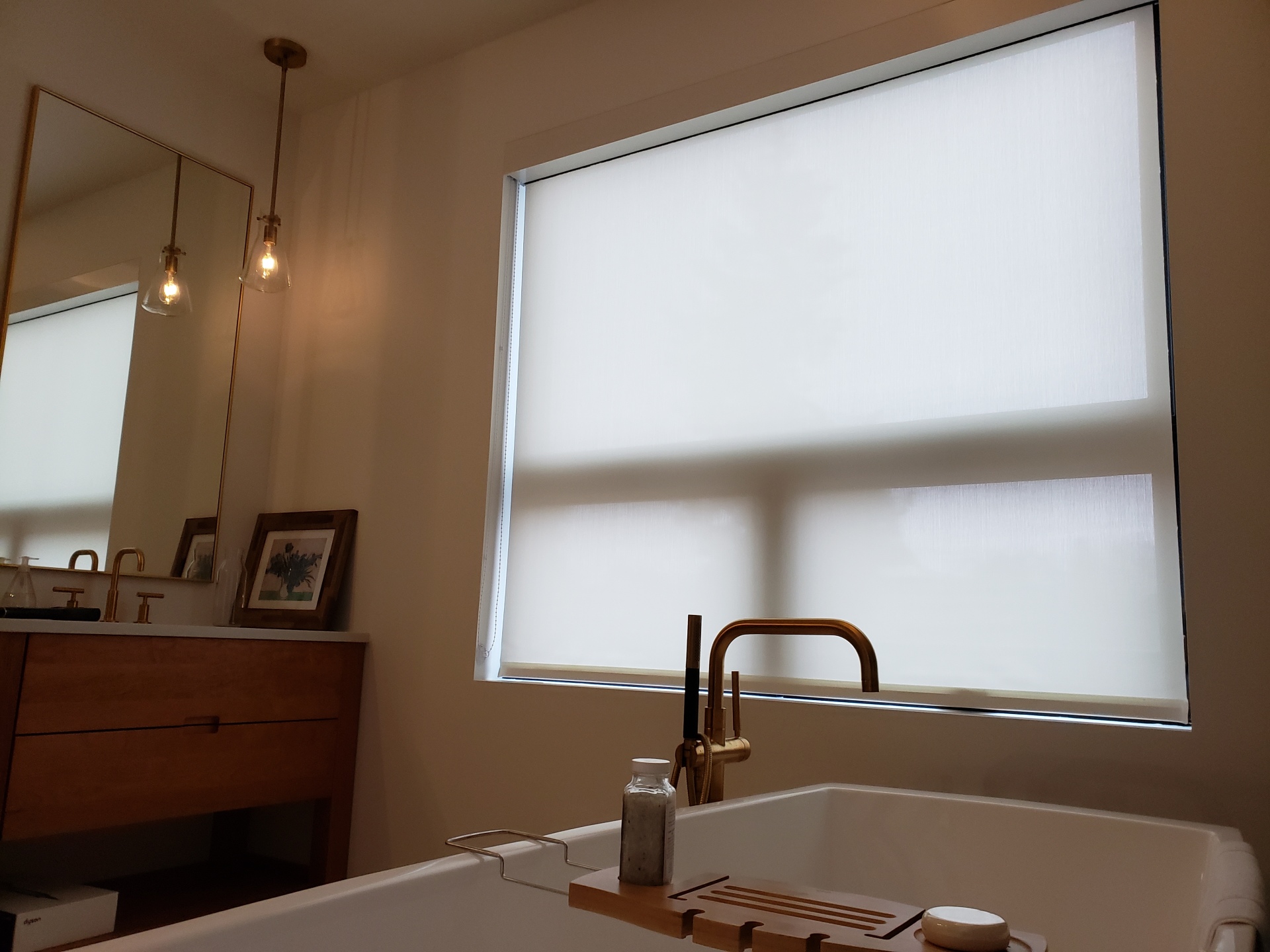 Maple Ridge Lutron Recessed Motorized Roller Shades image 5